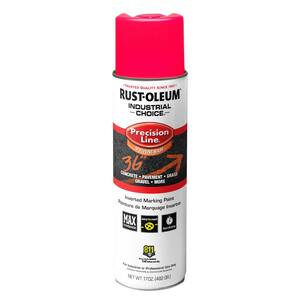 Rust-Oleum Industrial Choice 17 oz. M1600 Fluorescent Purple Inverted ...