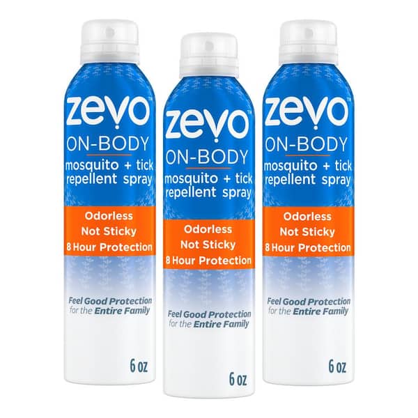 ZEVO On-Body 6 oz. Mosquito and Tick Insect Repellent Aerosol Spray (Multi-Pack 3)