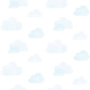 Grey Irie Clouds Matte Paper Non-Pasted Wallpaper Roll