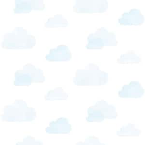 Grey Irie Clouds Matte Paper Non-Pasted Wallpaper Roll