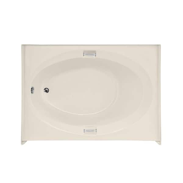 Hydro Systems Sonoma 5 ft. Acrylic Left Drain Rectangle Bathtub in Biscuit