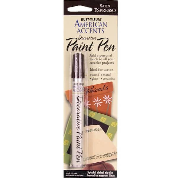 Rust-Oleum American Accents Satin Espresso Decorative Paint Pen (6-Pack)