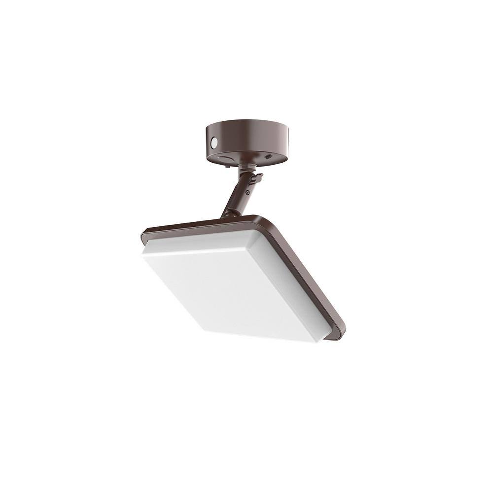 Probrite 175w Equivalent 60 Degree Bronze Outdoor Integrated Led Large Flood Light 4000k Dusk