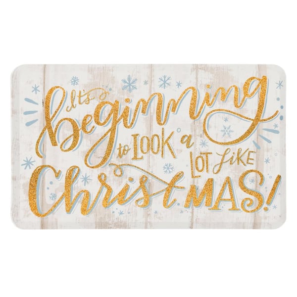 Mohawk Home Lettered Joy Multi 1 ft. 8 in. x 3 ft. 6 in. Kitchen Mat