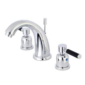 Kaiser 8 in. Widespread 2-Handle Mid-Arc Bathroom Faucet in Chrome