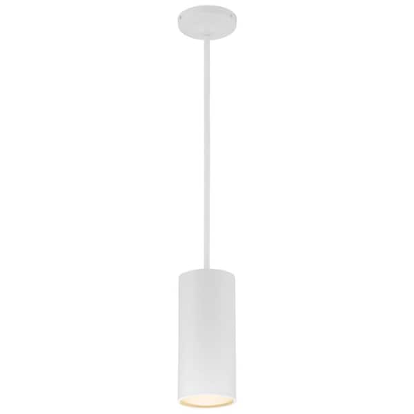 Access Lighting - Pilson 1-Light Matte White Metal Pendant with Metal Shade