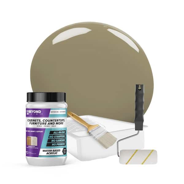 BEYOND PAINT 1 qt. Sage Cabinets, Countertops, Furniture and More Multi-Surface All-in-One Interior/Exterior Refinishing Kit