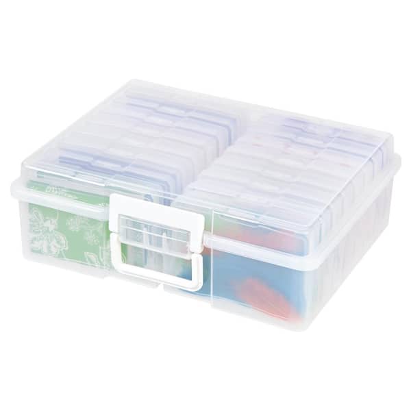 4 in. x 6 in. Extra Large Photo and Craft Keeper in Clear