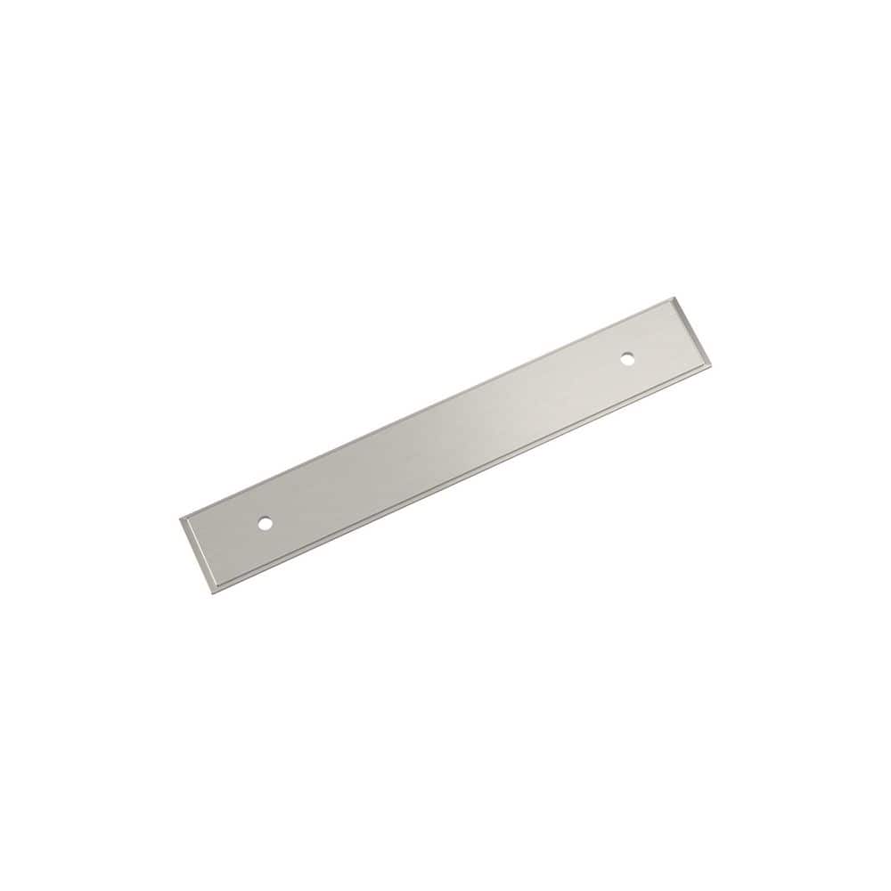 Maymont 5-1/16 in. Center-to-Center Rectangle Satin Nickel Pull Cabinet Backplate price history on PriceWatchPro