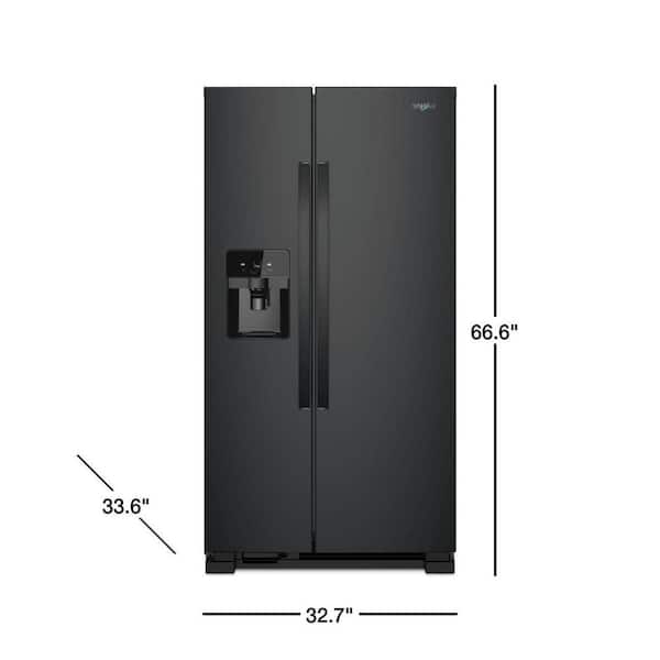 Whirlpool Side x Side Fridge (WRS331SDHB) - Black Whirlpool Side x Side Fridge (WRS331SDHB) - Black
