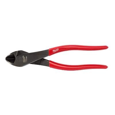 8 in. Dipped Grip Diagonal-Cutting Plier with Angled Head