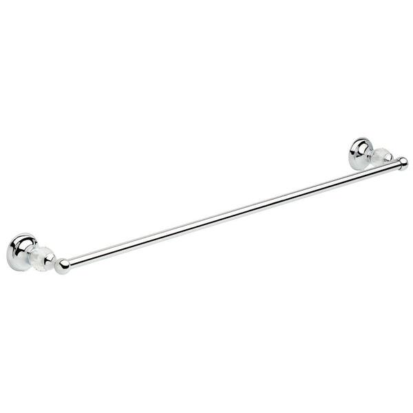 Delta Nora 24 in. Towel Bar in Chrome and Glass