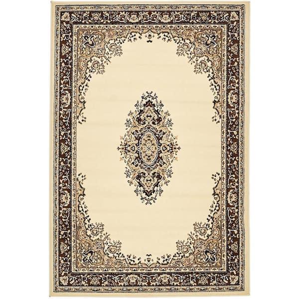 Reza Washington Ivory 4' 0 x 6' 0 Area Rug