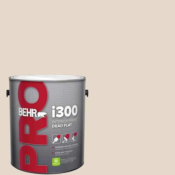 BEHR PRO 1 gal. #HDC-CT-05 Pale Palomino Dead Flat Interior Paint