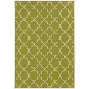 Newport Lime 9 ft. x 13 ft. Area Rug