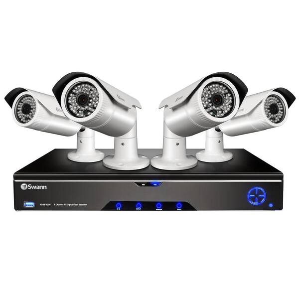 Swann HDR4-8200 (4) Channels Digital Video Recorder with (4) 1080p SHD-870 Cameras-DISCONTINUED