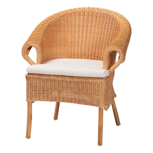 Tamara Braided Honey Rattan Dining Chair