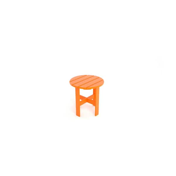 Frog Furnishings Orange, Adirondack Side Table