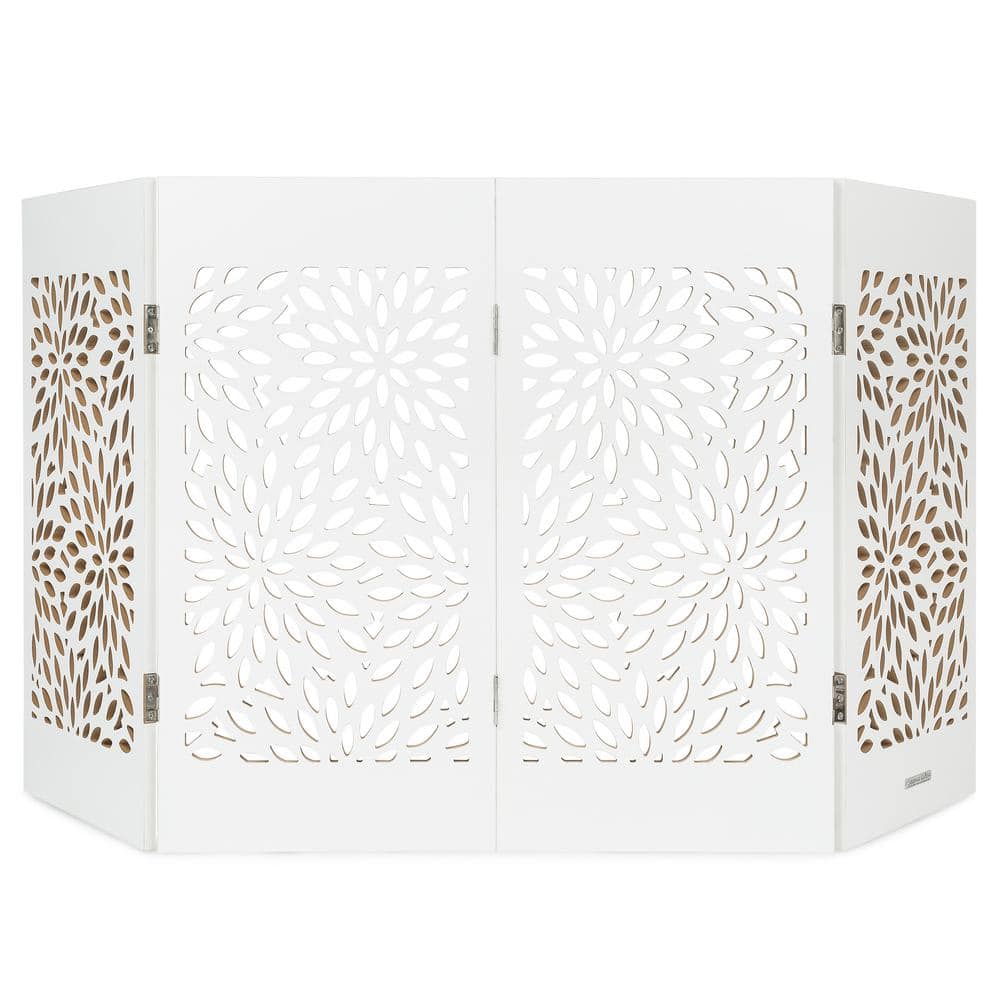 Decorative Freestanding Pet Gate, White Starburst price history on PriceWatchPro