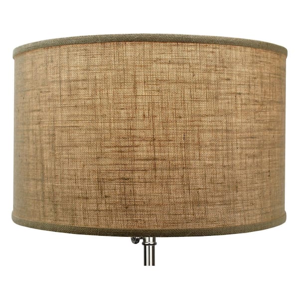 burlap lamp shade small