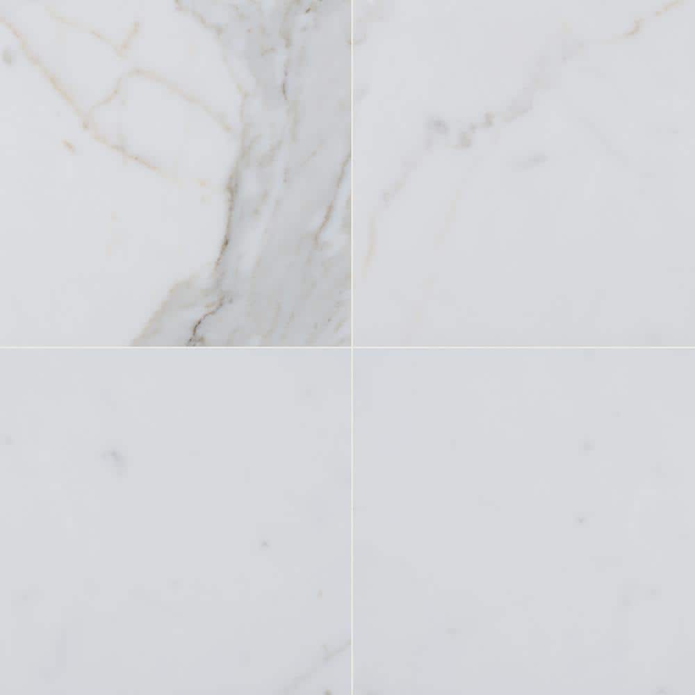 Take Home Tile Sample - Calacatta Gold 4 in. x 4 in. Polished Marble Floor and Wall Tile price history on PriceWatchPro