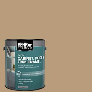 1 gal. #PFC-28 Desert Sandstone Satin Enamel Interior/Exterior Cabinet, Door & Trim Paint