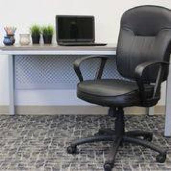 Anti-Fatigue Mat, 36 x 24, Black - BOSS Office and Computer Products