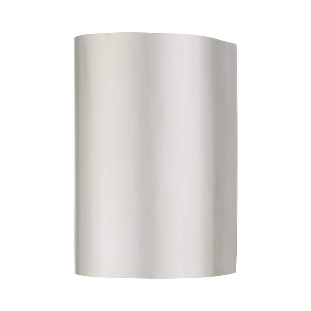 Brushed Nickel Dimmable Direct Wired Electric Sconce