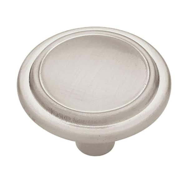 Liberty Top Ring 1-1/4 in. (31 mm) Satin Nickel Round Cabinet Knob