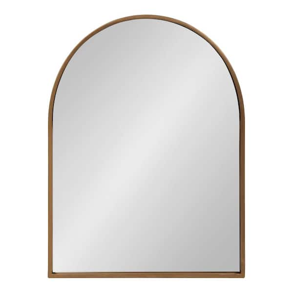 Kate and Laurel Valenti Arch Gold Wall Mirror