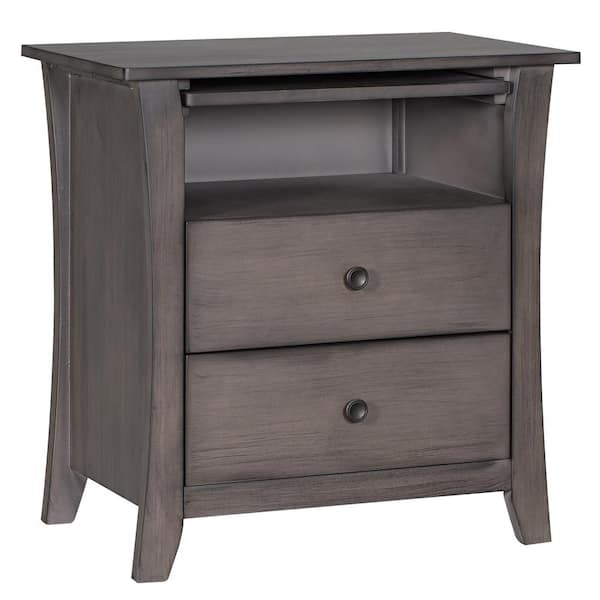 Multifunctional Nightstand Bed Side Table with Shelf & Drawer Storage –
