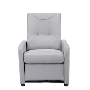 Gray Cotton Multifunctional Recliner Sofa Chair