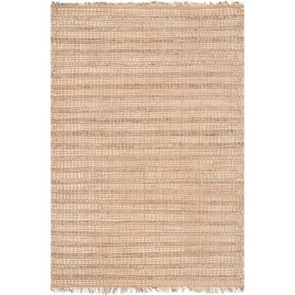 RUGS USA Hazel Natural 2 ft. x 8 ft. Striped Runner Rug