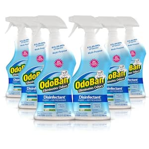32 oz. Fresh Linen Multi-Purpose Disinfectant Spray, Odor Eliminator, Sanitizer, Fabric Freshener, Mold Control 6 Pack