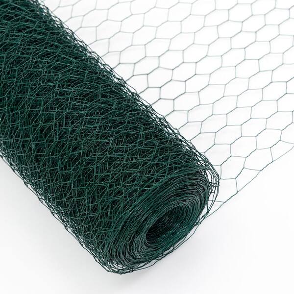 Unbranded 43.2 in. Metal Garden Fence Chicken Wire Poultry Netting for Garden, Chicken Coop Wire Fencing 3.6ft (W) x 157.48ft (L)