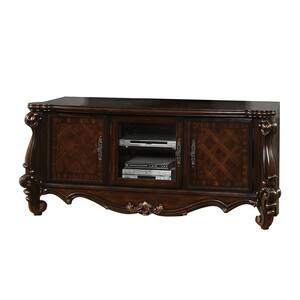 Versailles 21 in. Cherry Oak TV Stand with 3- Drawer Fits TV's up to 72 in.