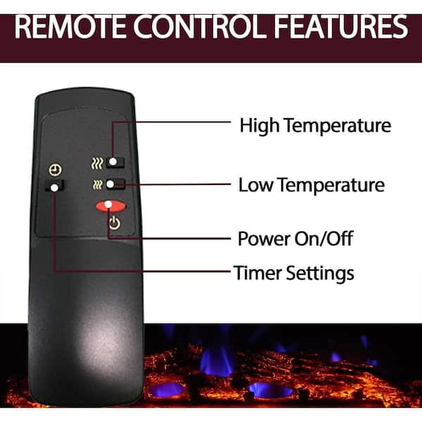 Buy Summit 62 in. Farmhouse Style Electric Fireplace Mantel in White