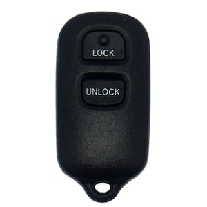 Car Remote Replacement Case - Toyota 3 Button Black Shell Only No Electronics
