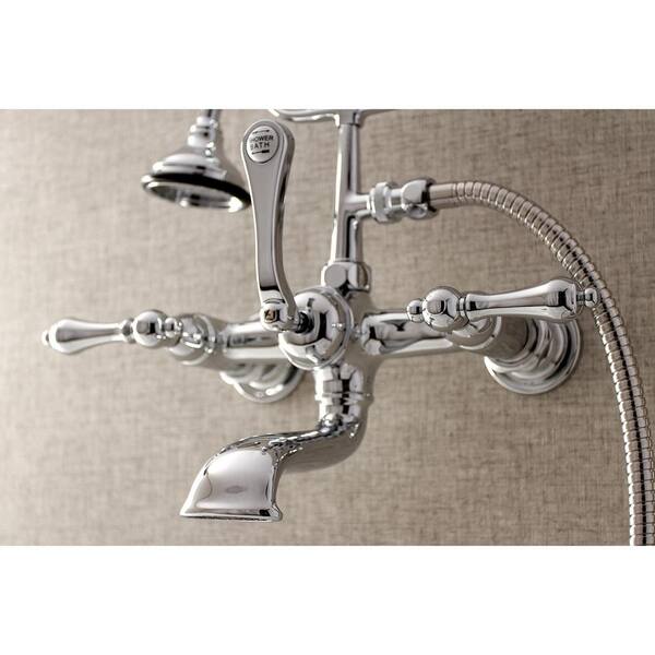 Kingston Brass Vintage 7 in. Center 3-Handle Claw Foot Tub Faucet 