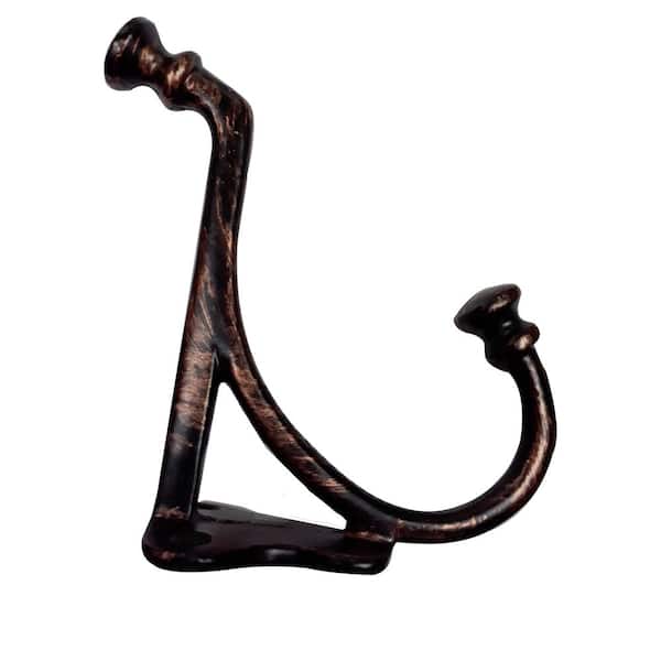Mascot Hardware Bead Tripped 4-3/10 in. Copper Finish Hat and Coat Hook