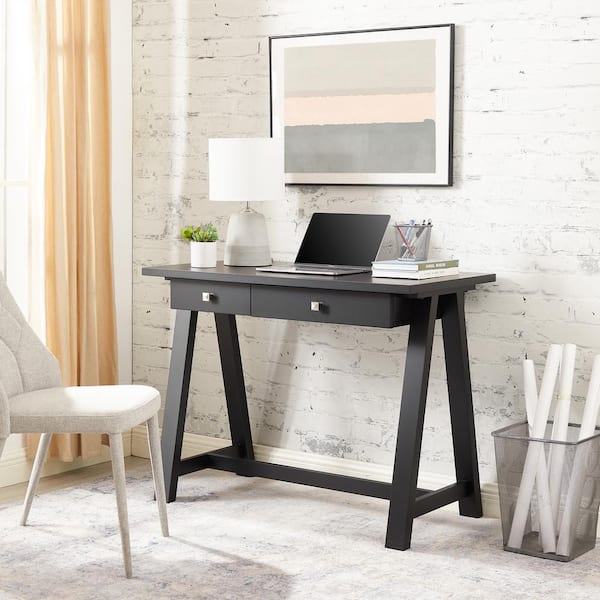 Unbranded Lisa 40 in. Black Desk