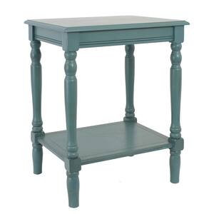 Décor Therapy FR1576 Simplify End Table Fits most Casual Décor Antique Arctic Blue Décor Therapy FR1576 Simplify End Table Fits most Casual Décor Antique Arctic Blue