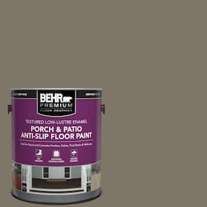 1 gal. #HDC-NT-05 Aged Olive Textured Low-Lustre Enamel Interior/Exterior Porch and Patio Anti-Slip Floor Paint