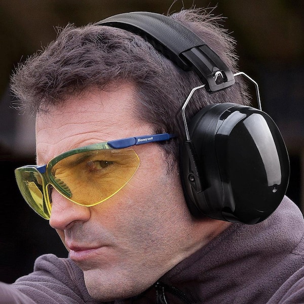 Ear Defenders Headphones 32dB Highest NRR Safety Muffs Shooting Protector Black 