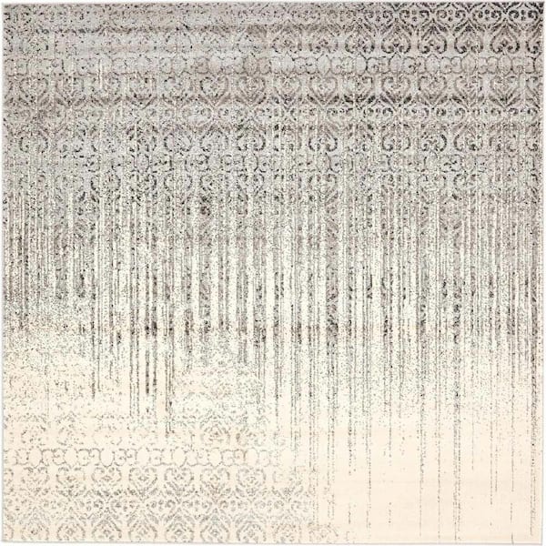 Del Mar Jennifer Gray 8' 0 x 8' 0 Square Rug