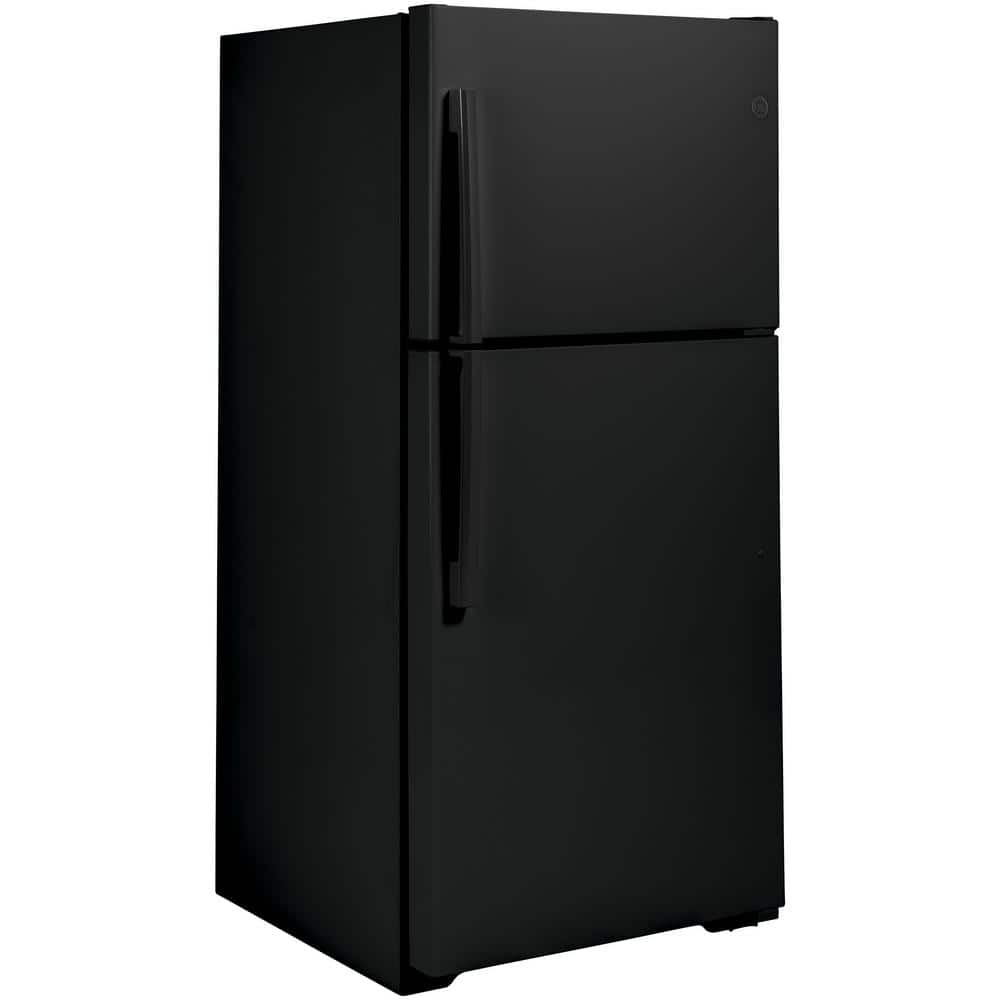 Black 21.9 Cu. Ft. Smart Energy Star Top Freezer Refrigerator