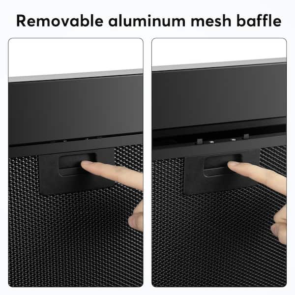 Tylza 30 in. Convertible Ducted Under Cabinet Range Hood in