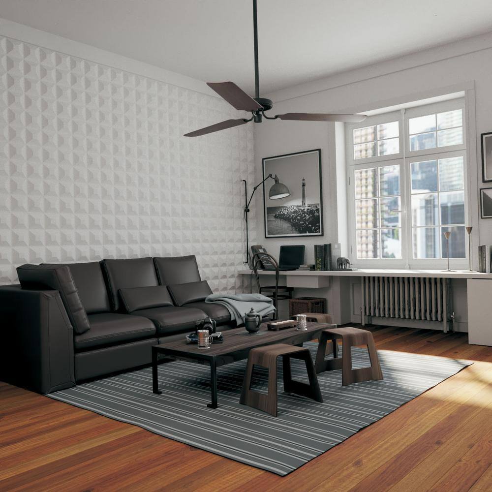 White Textured 3D PVC Decorative Wall Panel 11 7/8" x 11 7/8"