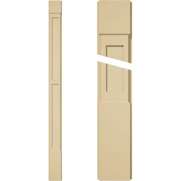 Ekena Millwork 2 in. D x 7 in. W x 96 in. L Primed Polyurethane Pilaster 1- Pack