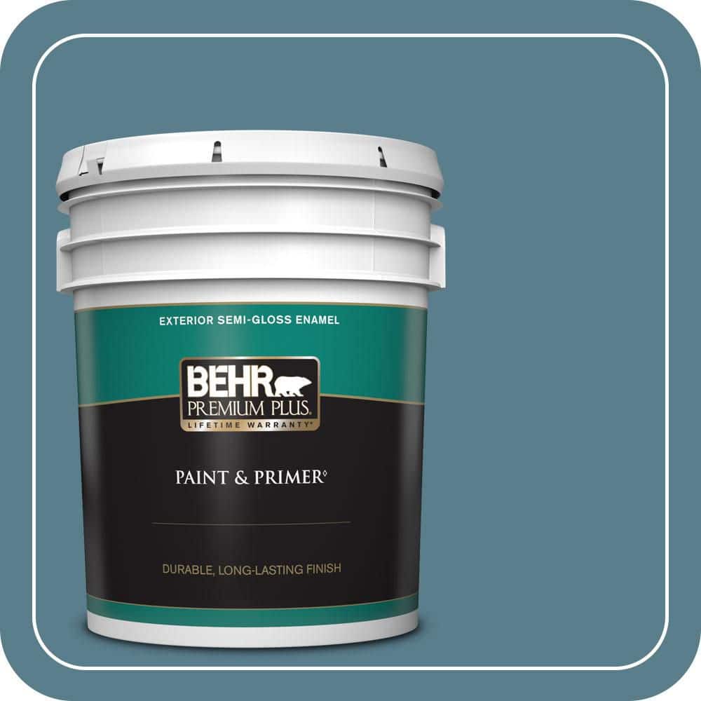 5 gal. Home Decorators Collection #HDC-FL14-11 Cotton Denim Semi-Gloss Enamel Exterior Paint & Primer price history on PriceWatchPro